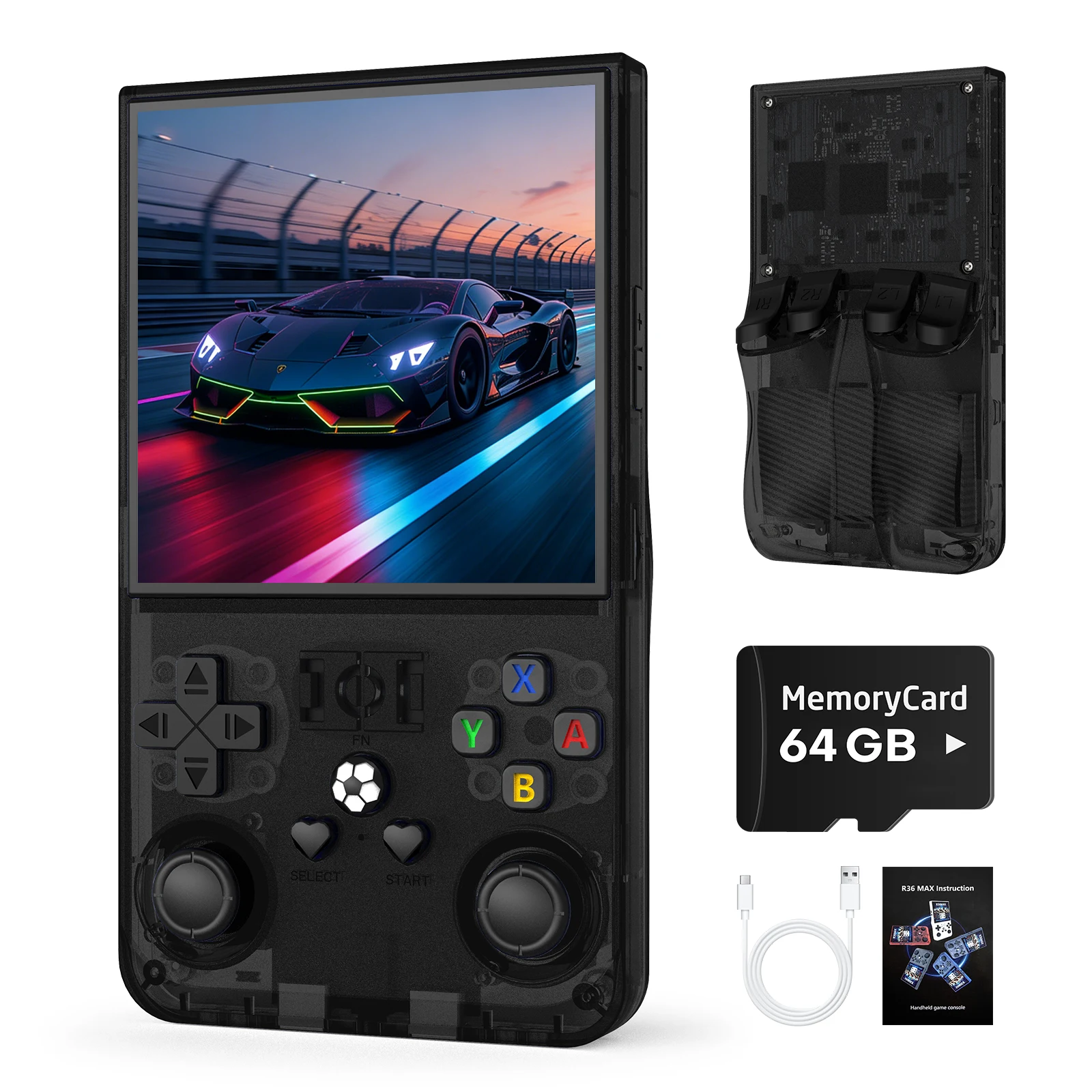 RG40 Retro Handheld Game Console 4.0 Inch IPS Screen 720*720 High Resolution 22000 Games Portable Video Game Player Ship from US