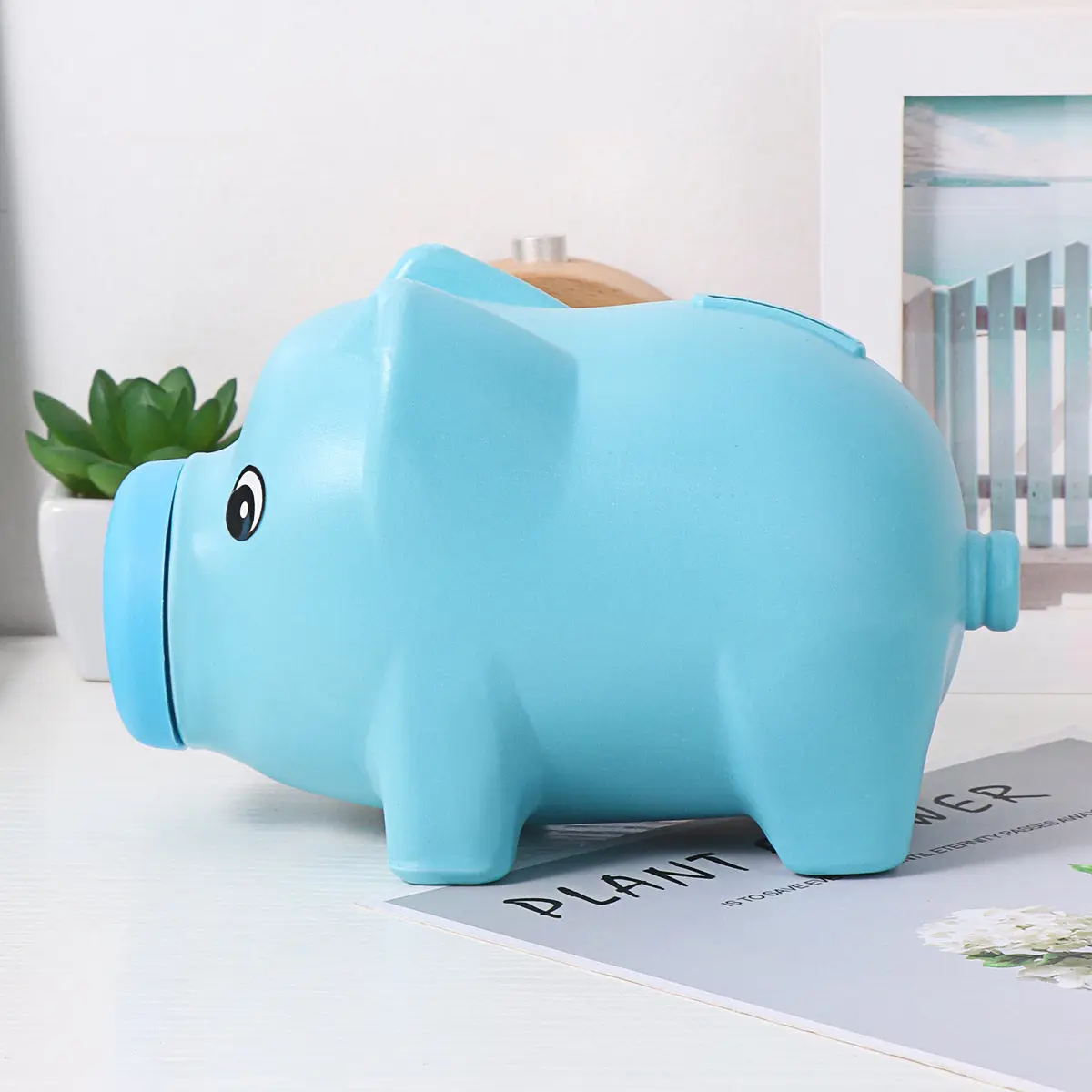 

Toys for Boys Childrens Money Boxes Cute Saving Bank Blue Creative Girls Kids Banks