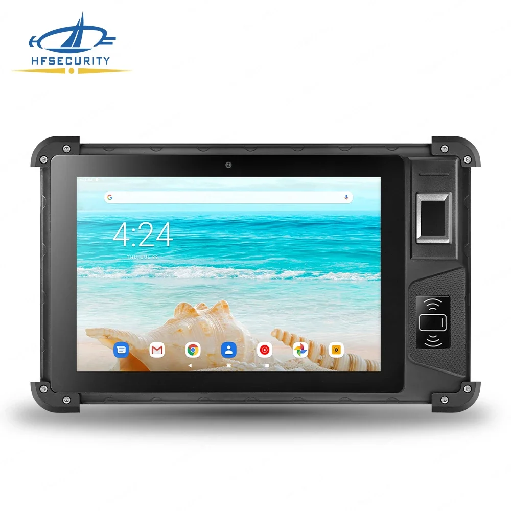 Tablette PC 8 pouces FP08, Android, WIFI, GPS, lecteur d'empreinte digitale