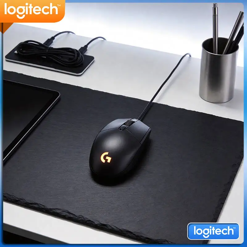 Logitech G102 Prodigy Gaming Mouse, 20M Click Durability, RGB Backlit, Comfort Grip for MOBA Games
