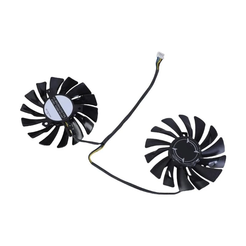 

4Pin Graphics Card Fan for RX470 RX480 Graphics Card Radiator PLD09210B12HH
