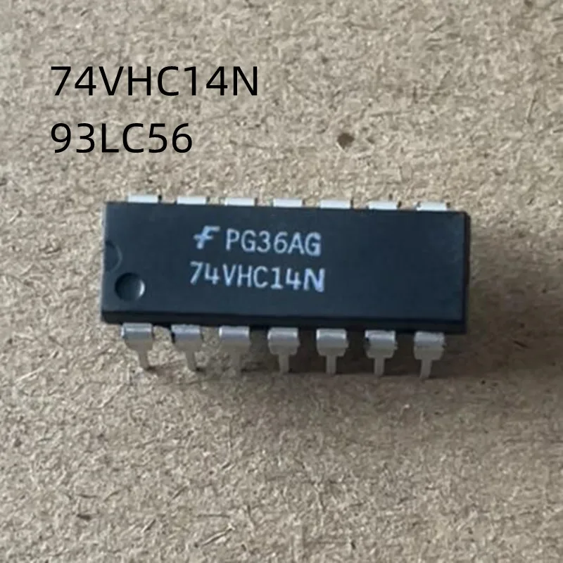 10Pcs/Lot 74VHC14N 93LC56 74HC14 ATC93LC56 DIP New Original Chip