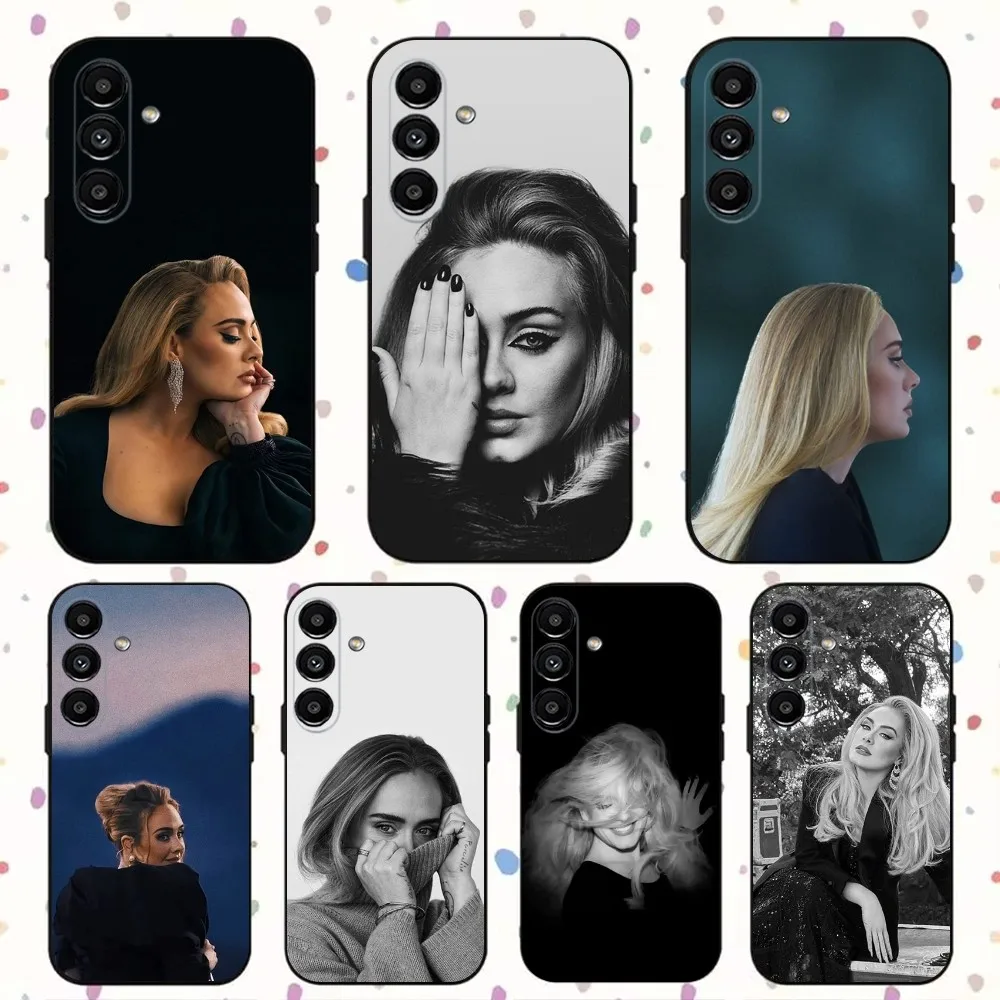 Singer Adele A- Adkins  Phone Case For Samsung S24,S21,S22,S23,S30,Ultra,S20,Plus,Fe,Lite,Note,10,9,5G Black Soft Cover