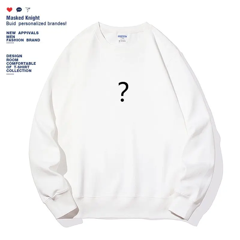 Pullover Men Autumn Loose Sweatshirt Casual Clothes Unisex O-Neck Top  Warm Comfortable Fashion Streetwear Funny Clothes