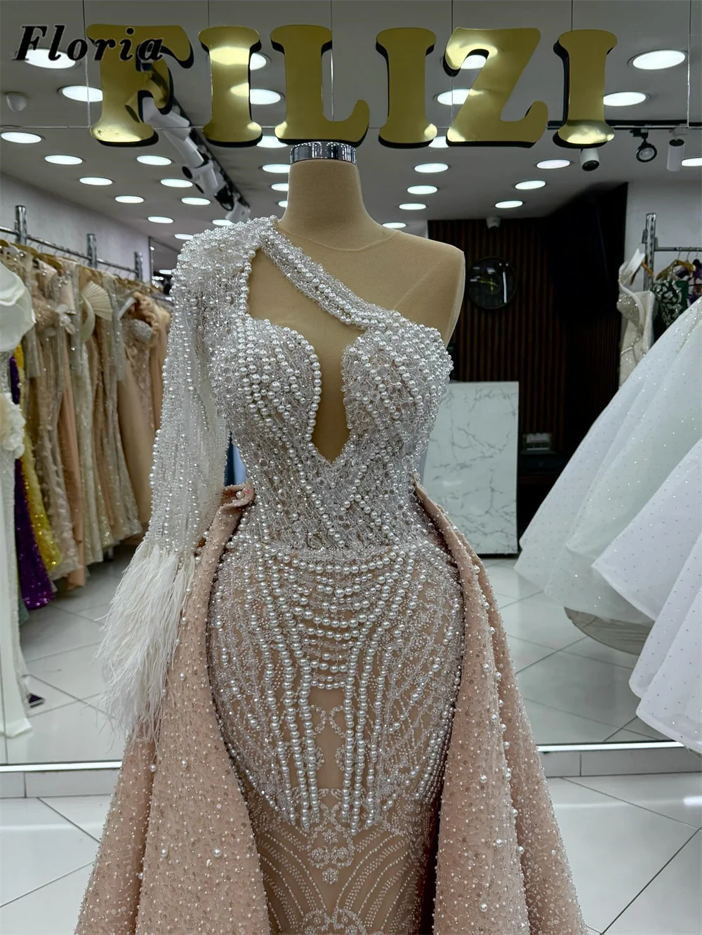 

Вечерние платья на одно плечо из двух предметов для женщин, Vestidos De Cóctel, элегантное коктейльное платье с бисером и кристаллами, вечерние по индивидуальному заказу