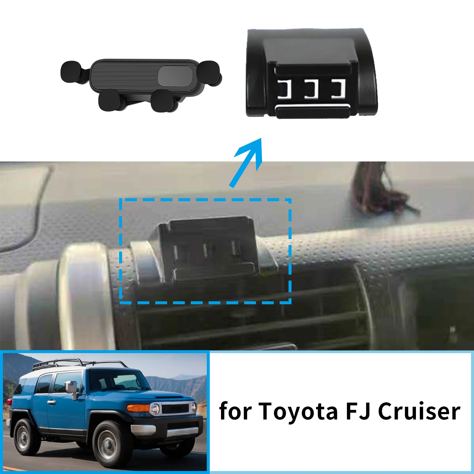 

Car Mobile Phone Holder for Toyota FJ Cruiser GPS Bracket Navigation Stand Auto Accessories