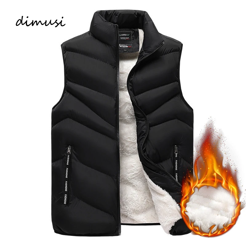 

Men's Warm Vests Winter Man Fleece LIned Sleeveless Jackets Men Outdoor Windbreaker Thick Thermal Waistcoats Brand Clothing 8XL