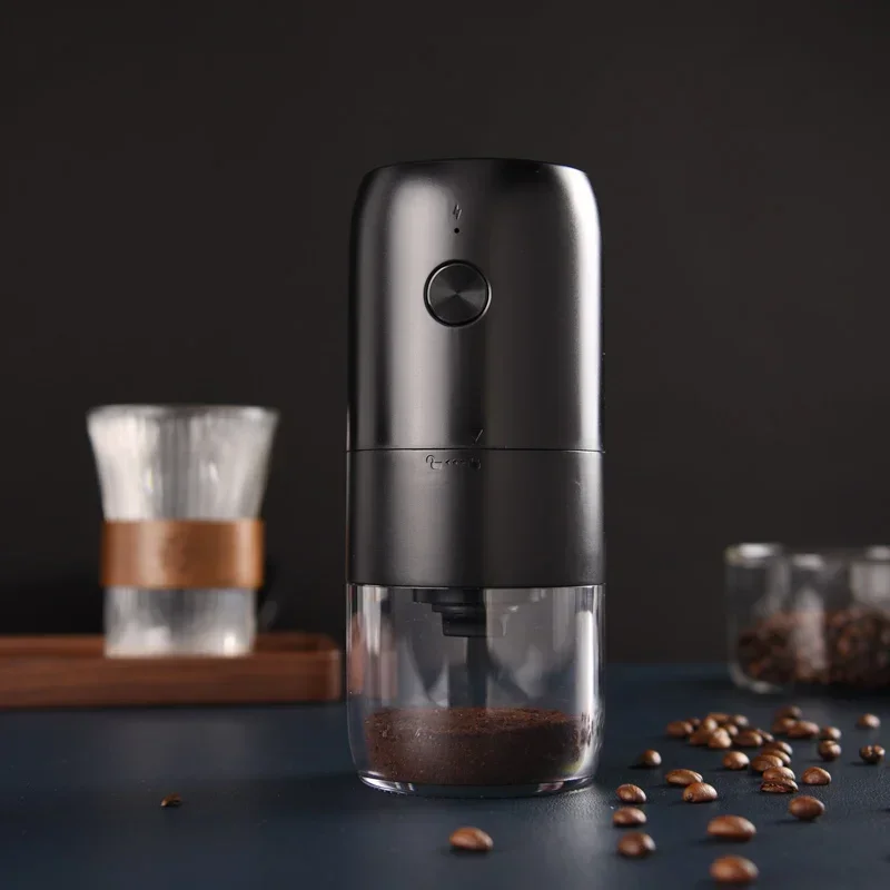 Portable Smart USB mini Rechargeable Electric Coffee Grinder With Lower Noise Motor