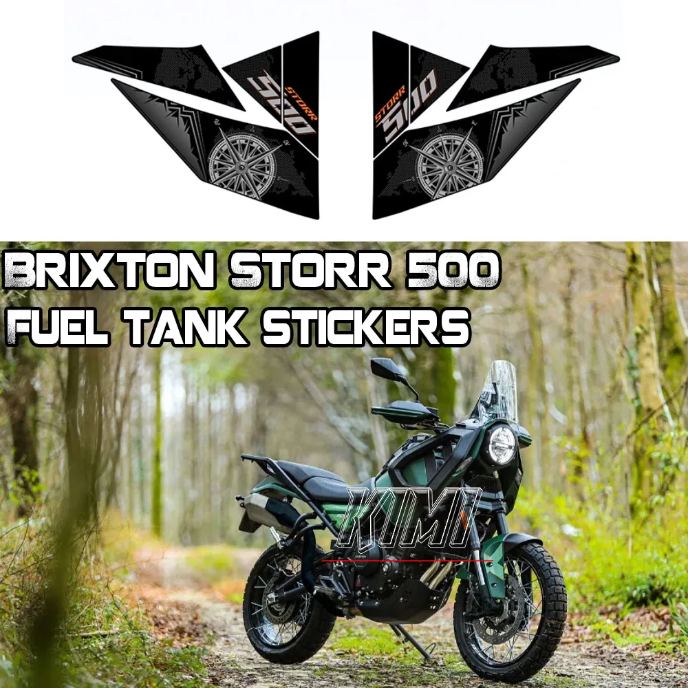 

For Brixton Storr 500 2024 Motorcycle Fuel Tank Protection Sticker Anti-Slip Anti-Wear Sticker Modified Accessories