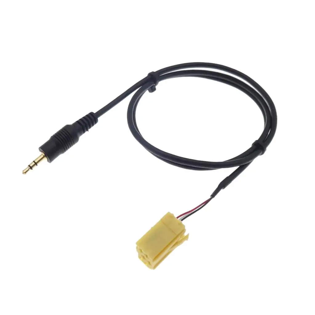 Car 3.5MM AUX-IN Adapter Cable for Peugeot 206 207 307 308 Citroen Sega MP3 MP4 Phone 2007 - 2013 2014 2015