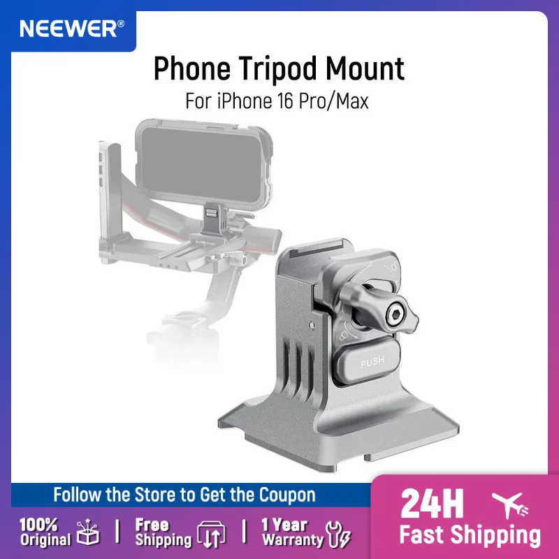 NEEWER Phone Tripod Mount with Arca Type Base 1/4