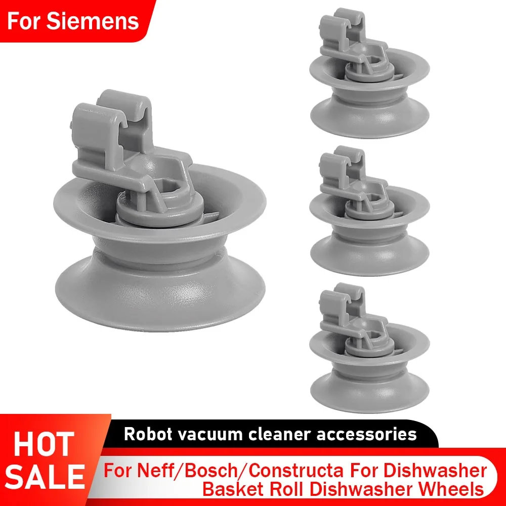 Cesta Universal para lavavajillas, accesorios de ruedas enrollables para Siemens, Neff/Bosch/Constructa, Kits de ruedas de cesta superior para lavavajillas