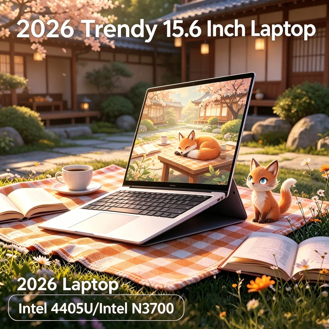 2026 New 15.6 Inch FHD Arcane Microslim Laptop Intel N3700/Intel 4405U Win11 DDR4 16GB/32GB SSD Venerable Peripatetic Polished