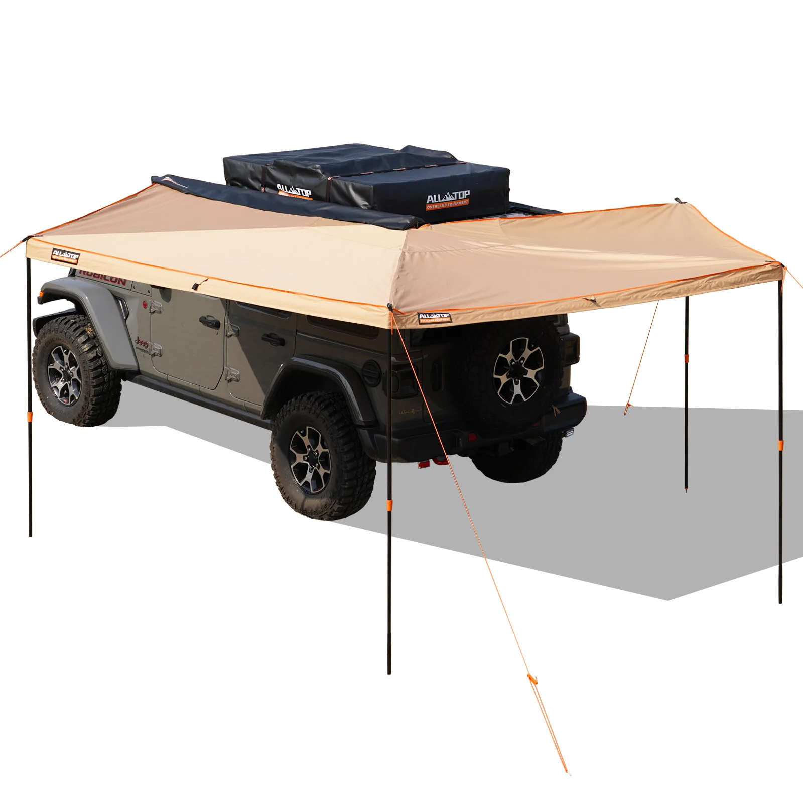 

4WD Off-road Family Portable Waterproof Windproof Car Side Awning Camping Outdoor Tentcustom