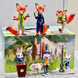 Disney Zootopia Judy And Nick'S Story Series Blind Box Anime Figures Figurines Model Doll Gift Children Desktop Collection Toys