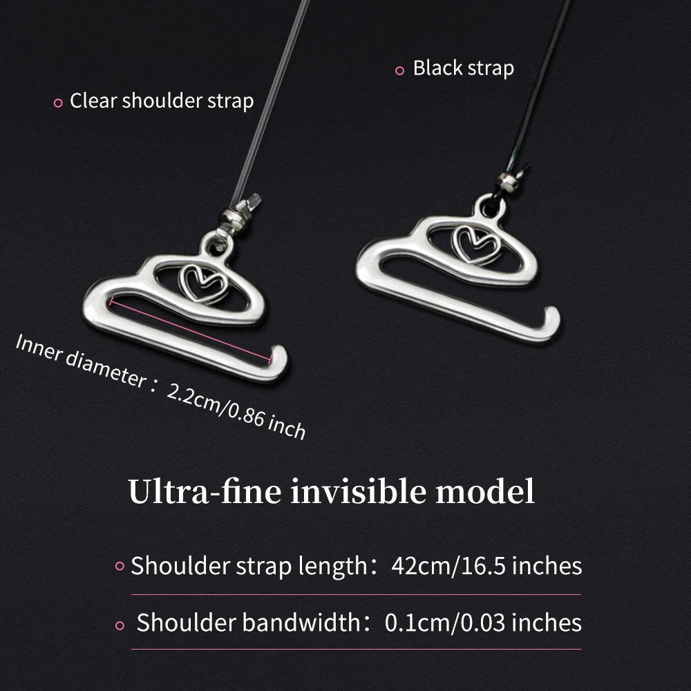 1 pair of transparent shoulder straps underwear invisible seamless suspender bra anti drop strap can expose bra accessories