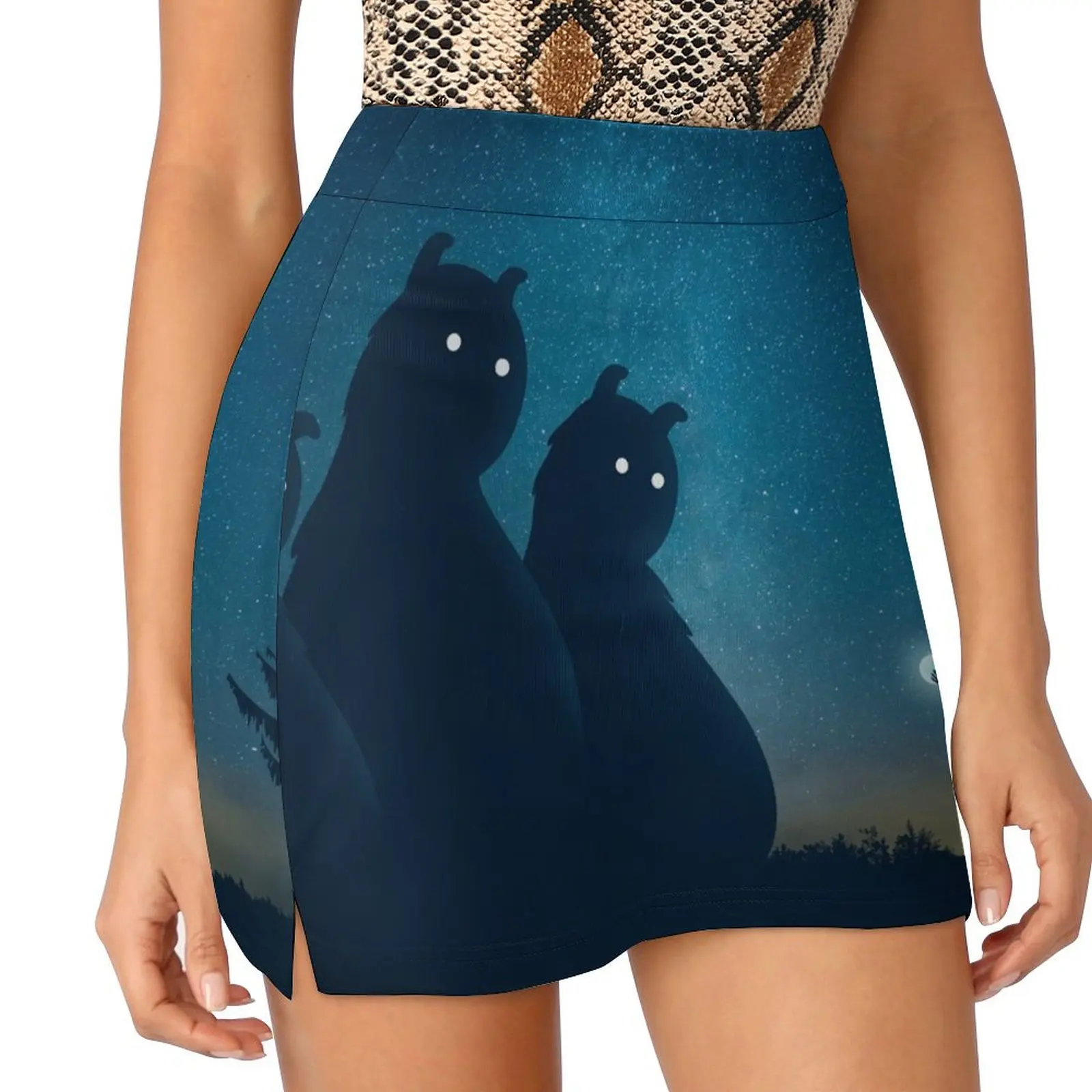 The Gift (blue) Mini Skirt dress Summer skirt korean skirt