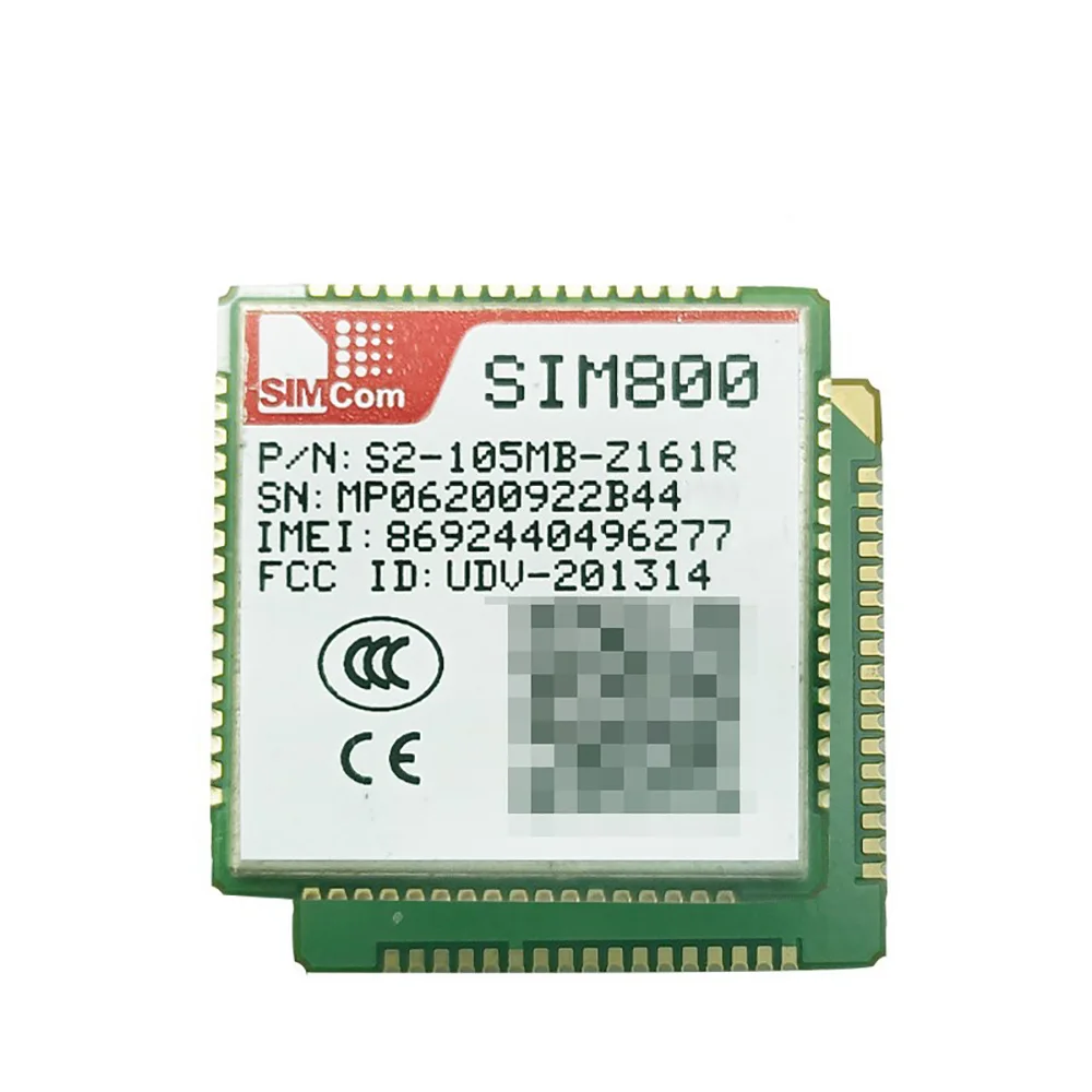 New SIMCOM SIM800 Quad-band GSM GPRS Module 850/900/1800/1900MHz Suppot Voice SMS Data Information Low Power Consumption SMT