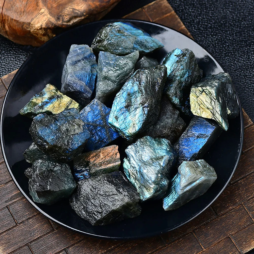 

Natural Quartz Crystal Stones labradorite Ore Fluorite Irregular Shape Real Mineral Rock Reiki Healing Specimen Home Decor