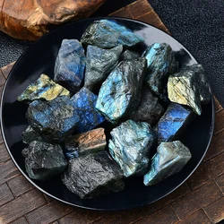 Pietre di cristallo di quarzo naturale labradorite minerale Fluorite forma irregolare vera roccia minerale Reiki guarigione campione decorazioni per la casa