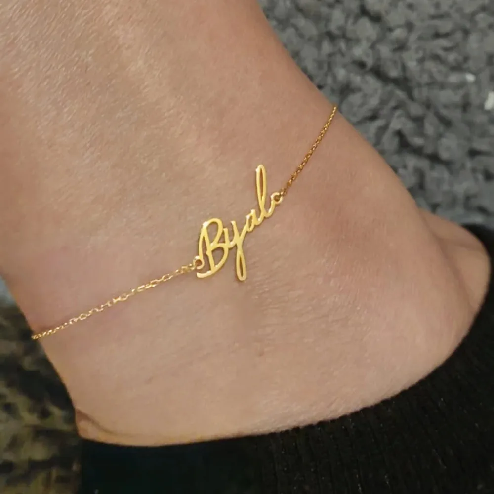 

Custom Name Anklets Bracelets For Women Stainless Steel Chain Personalized Foot Anklet Beach Summer Jewelry