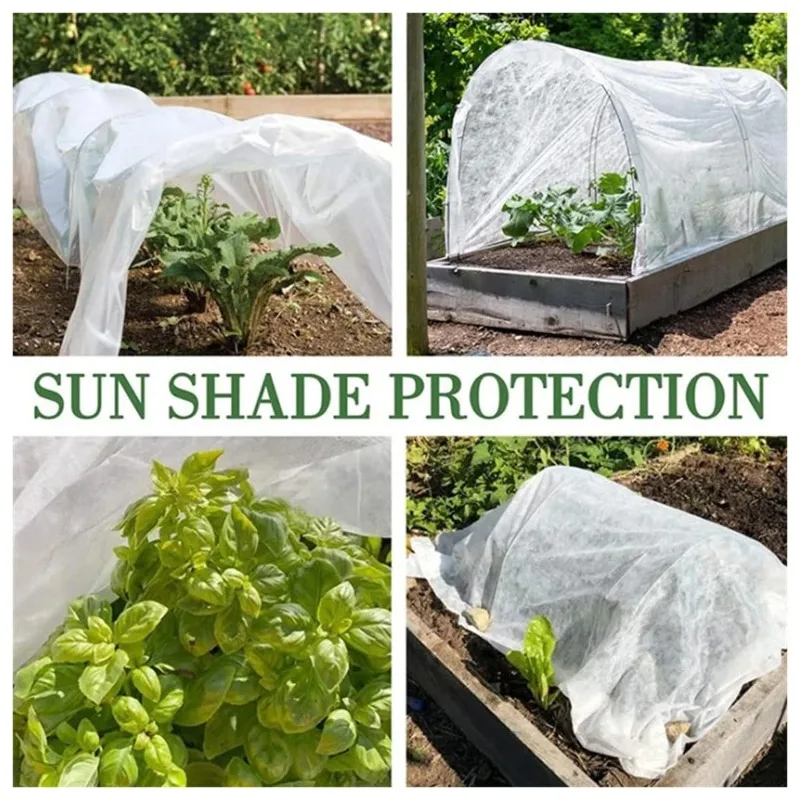 Plant Covers Freeze Protection Garden Netting Anti-freeze Protective Net Cloth Greenhouse Row Cover for Vegetable Fruits Crops