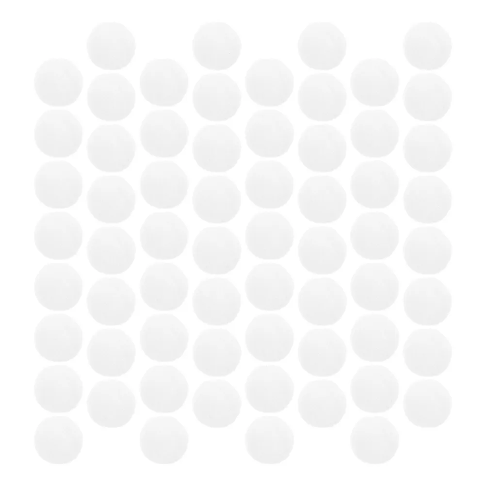 200Pcs White Polypropylene Craft Pom Poms Soft Elastic Balls for DIY Christmas Ornaments Garland Home Decor Projects