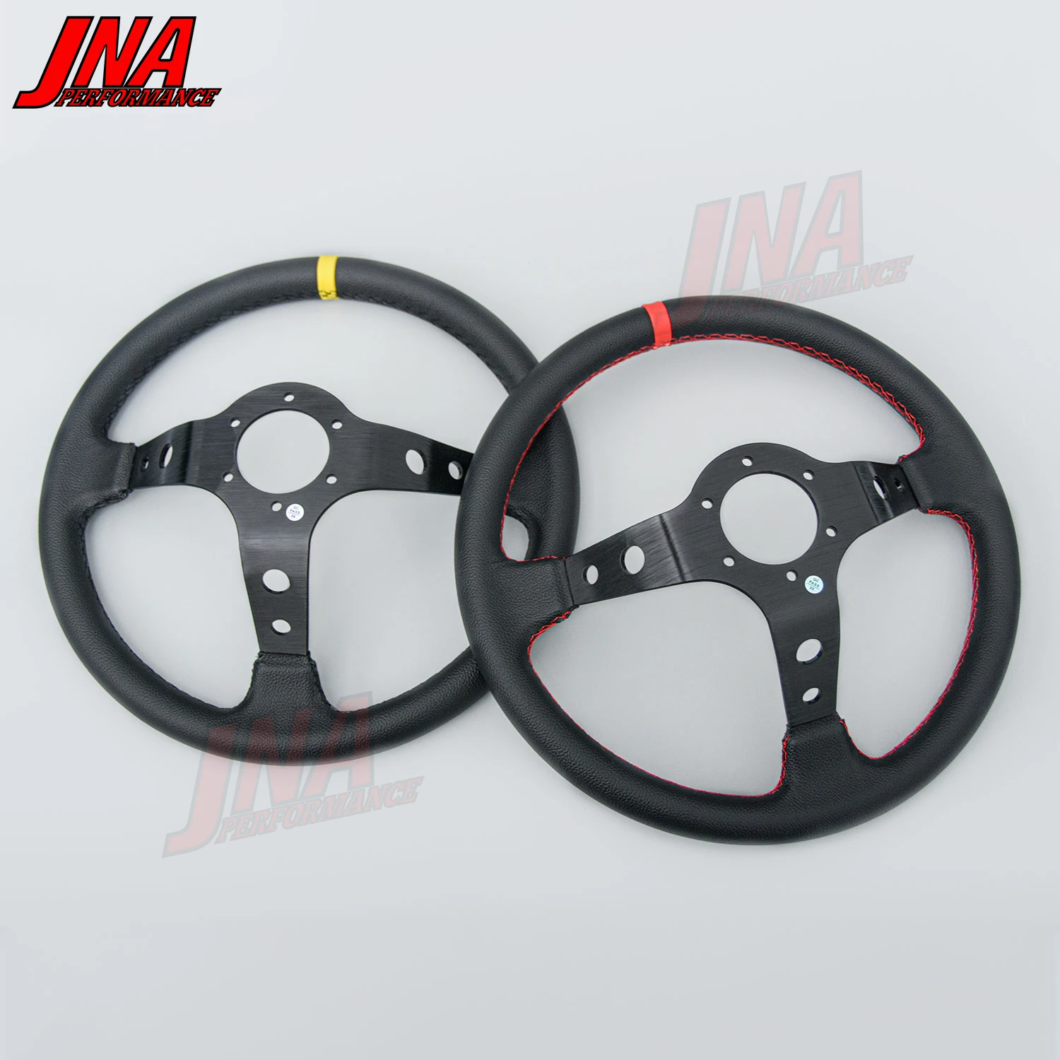 JDM Deep Dish PVC Steering Whee Universal Rally Sports Sim Racing Game Steering Wheel PC-ST03