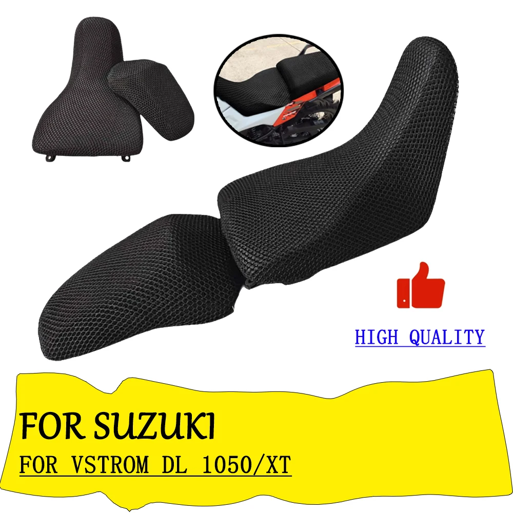 

Motorcycle Mesh Heat Insulation Breathability Seat Cushion Cover For Suzuki V-Strom V Strom 1050 XT DL1050 1050XT 2019 - 2023