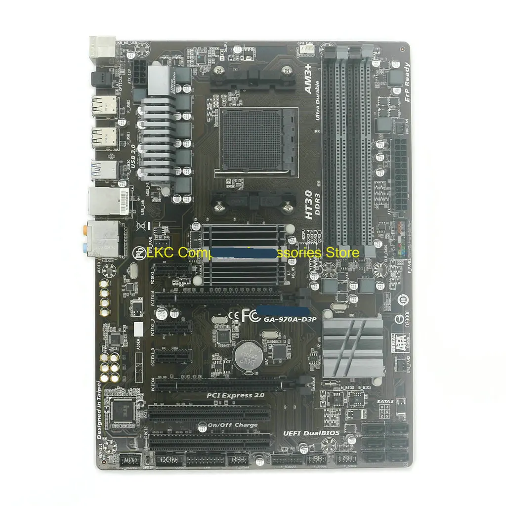 

FOR Gigabyte GA-970A-D3P Motherboard Socket AM3/AM3+ DDR3 boards USB3.0 32GB 970 USED Desktop Mainboard 100%Tested