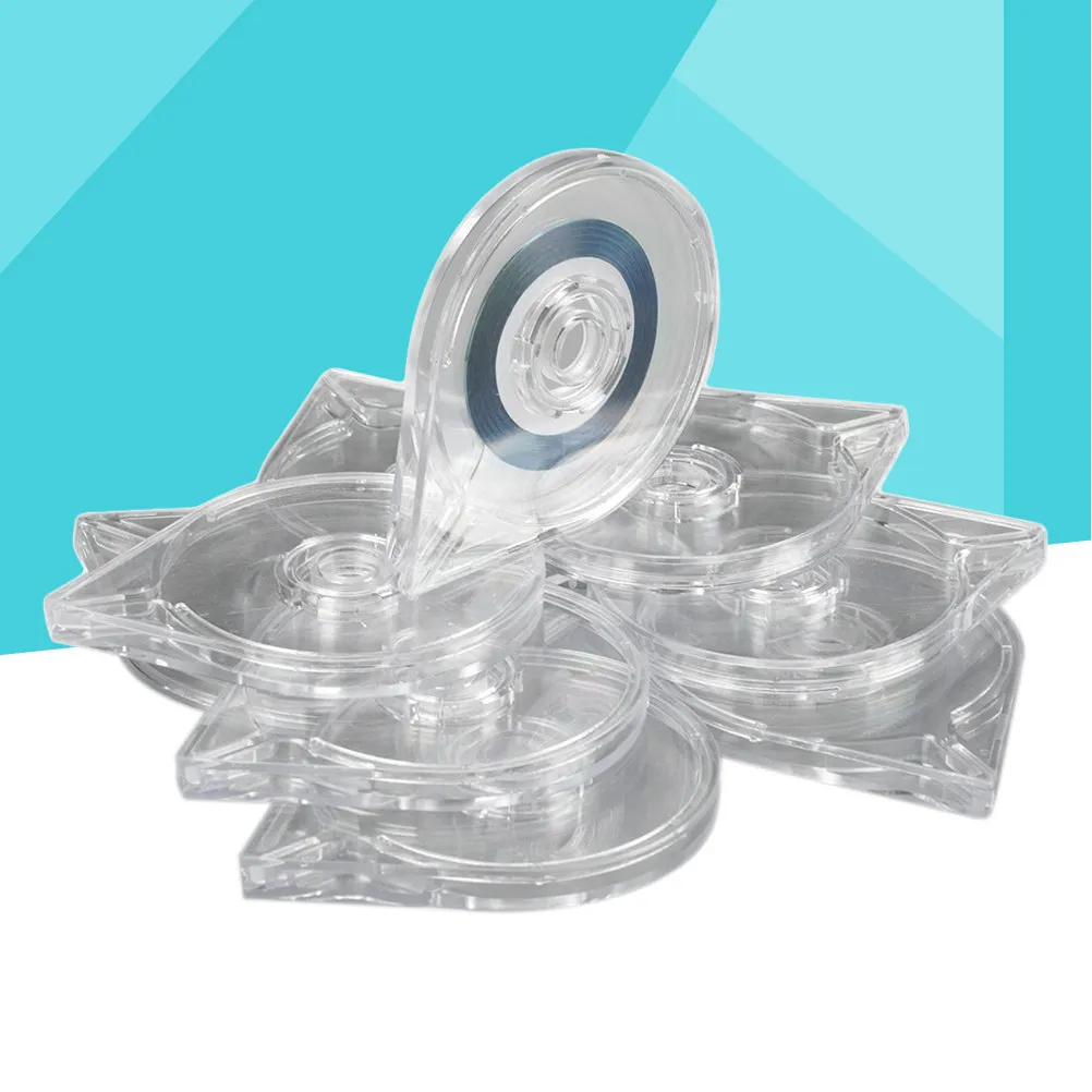 

Набор из 10 золотых и серебряных коробочек для хранения фольгированных наклеек для ногтей, простые в использовании, для любителей макияжа и нейл-арта