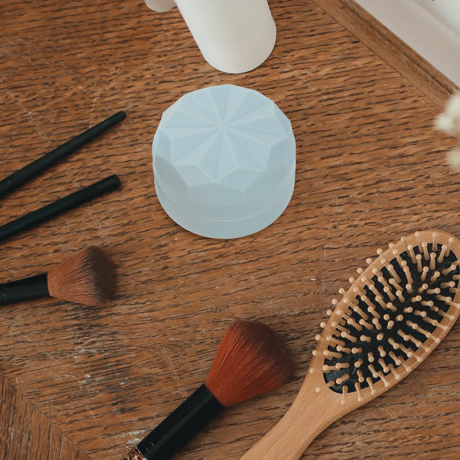 

4pcs Silicone Cream Jars Travel Face Cream Subpackaging Box Leakproof Mini Containers for Skincare Toiletries Lightweight