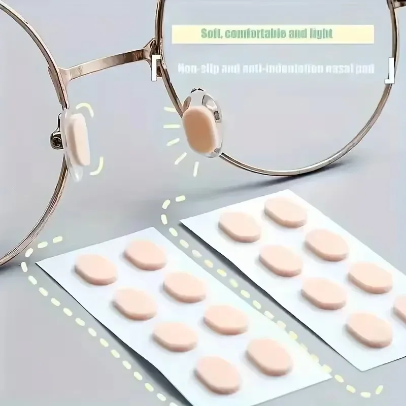 32Pairs Foam Nose Pads Self Adhesive Non-Slip Eyeglass Nose Pads, Thin Nosepads for Eyeglasses Sunglasses Glasses