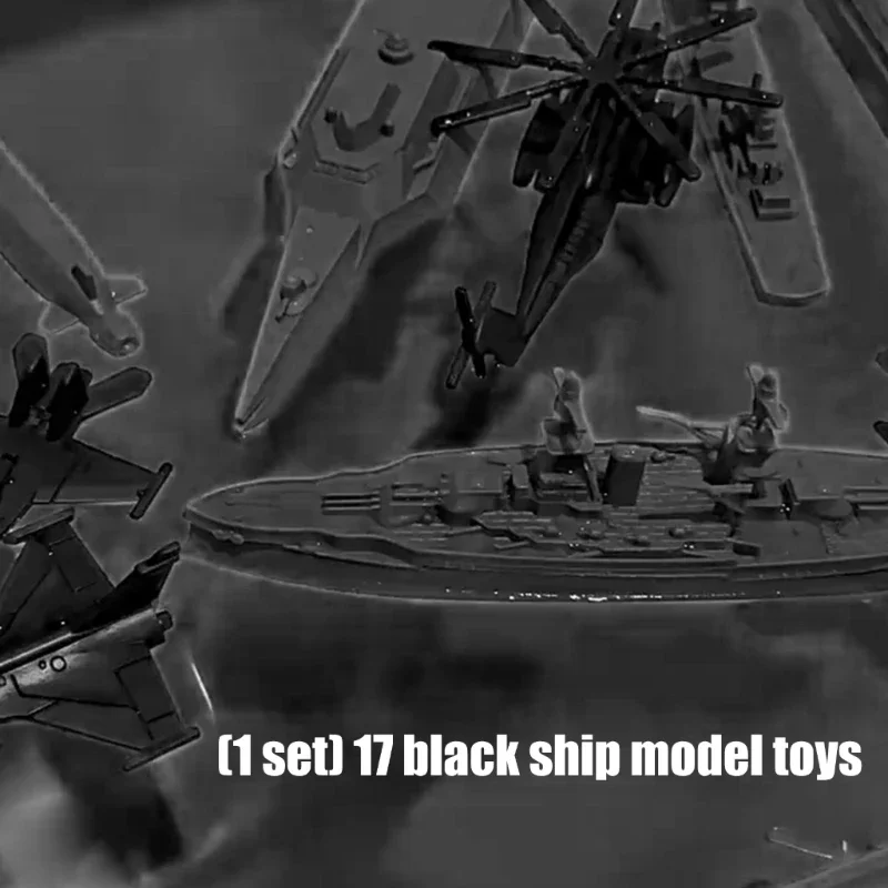 17 Stuks Marine Ship Vliegtuigen Model Set Realistisch Ontwerp Oorlogsschip Beeldje Voor STEM Onderwijs Craft Model Scène 15UB