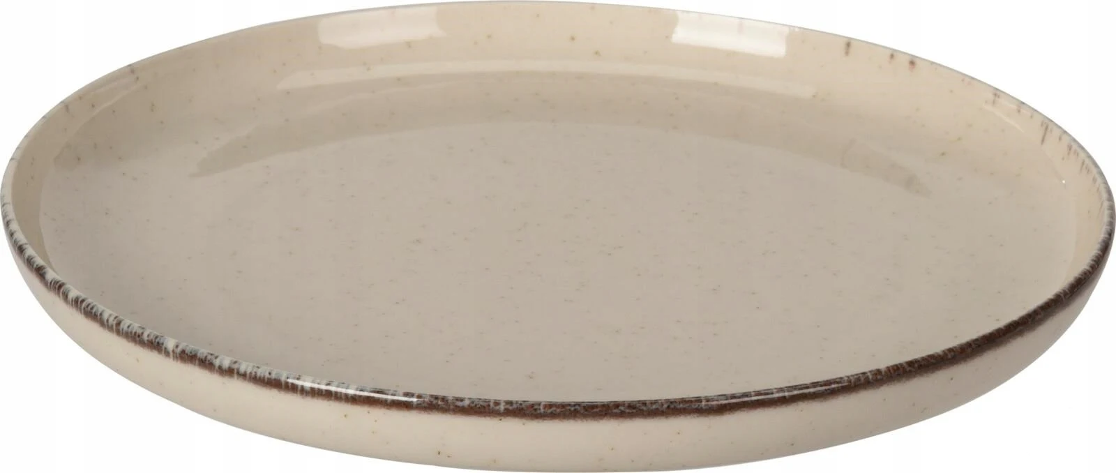 Dessertbord beige porseleinen tegels 19 cm