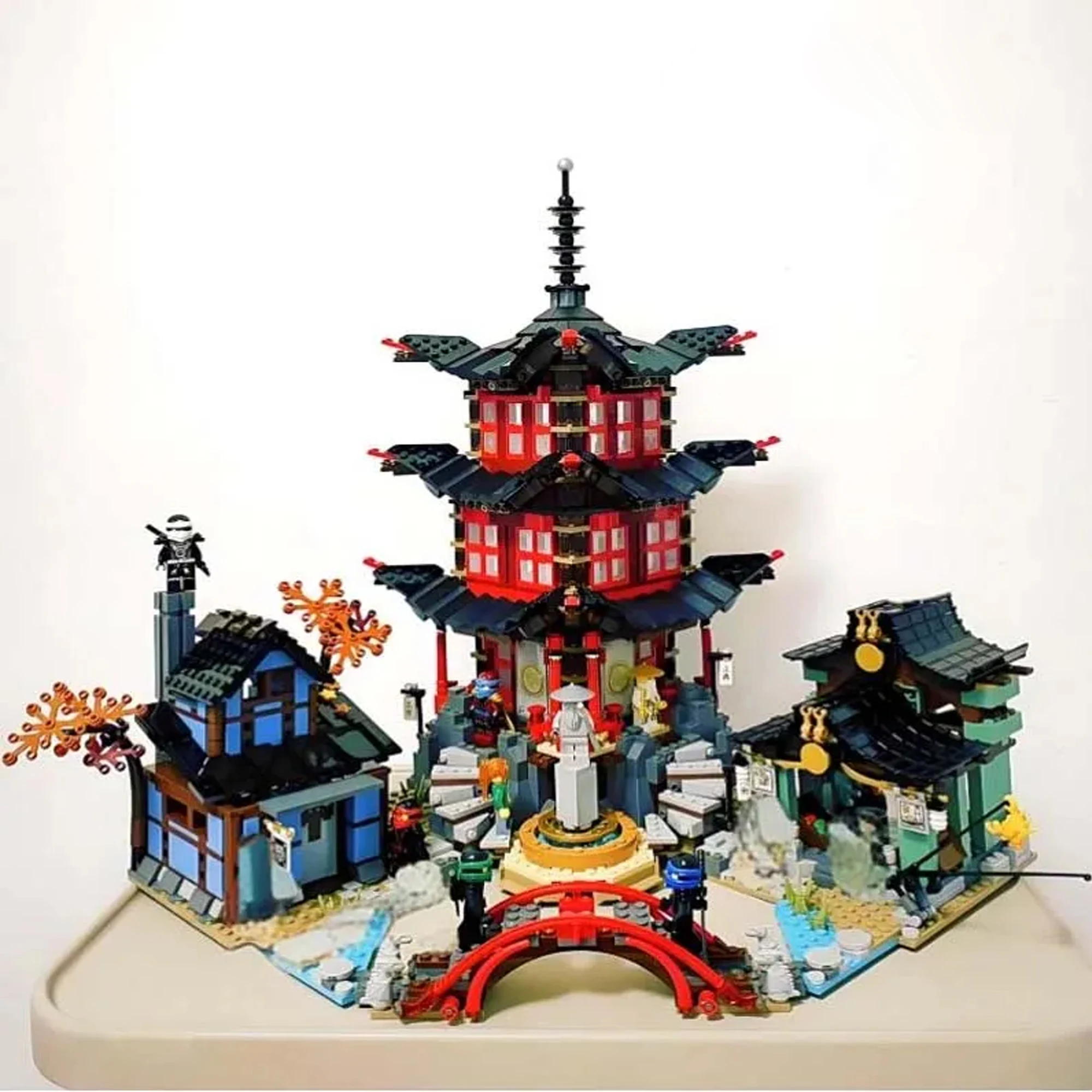 

Compatible Optional 2028PCS Classics MOC Temple Building Blocks Building Blocks Christmas Birthday Toys Gifts