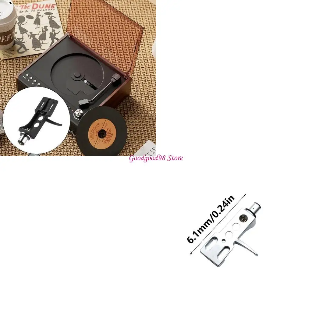 

4Pin Turntable Headshell Turntable Cartridge Holder Enhances Auditory Experience and Easy Installation W8EC