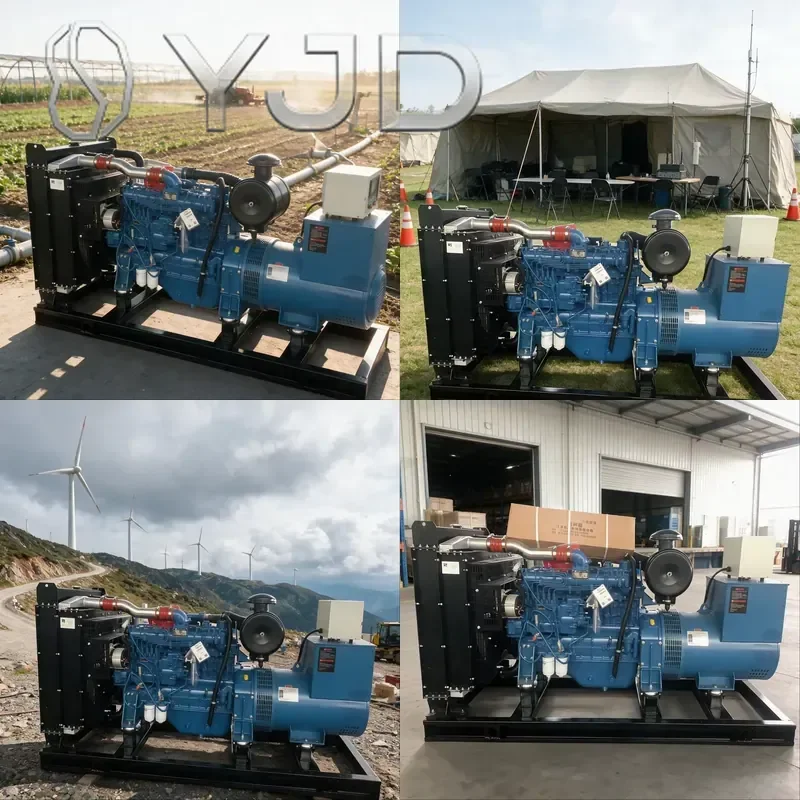 YJD 150kW Industrial Open Frame Diesel Generator Set 230V 400V 50Hz 1500RPM Three Phase Genset for Factory Use