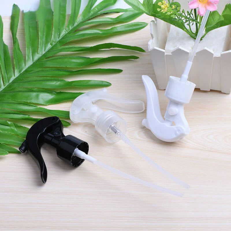 10pcs/lot 24/410 28/410 White Black Transparent Plastic Trigger Sprayer Nozzles 24mm 28mm Trigger Pump Spray Cap