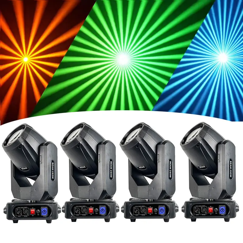 

Stage 295 Beam Laser Light 295W DMX RGBW Full Color Moving Head Lights Better than Mini 230 DJ Disco Concert LED Lighting Lamp