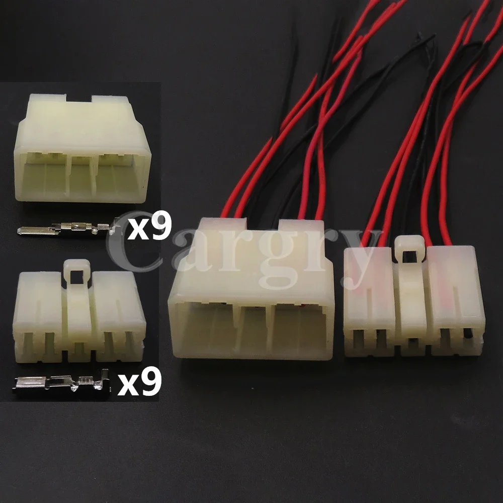 

1 Set 9P 172506-1 172496-1 AC Assembly Auto Electrical Socket Car Plastic Housing Connector Audio Plug