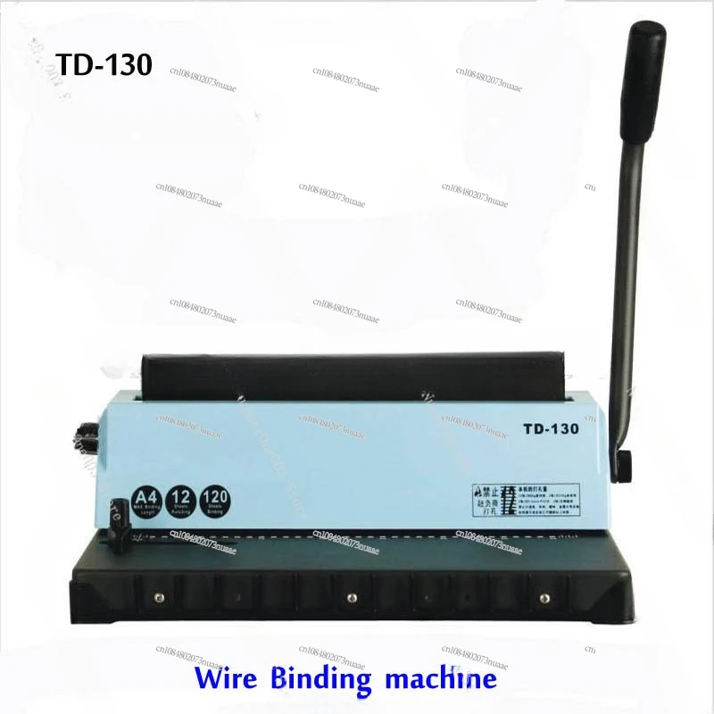 TD-130 Type Binding Machine, Compact Design But Powerful, Simple and Convenient Operation, Suitable for A4 Paper