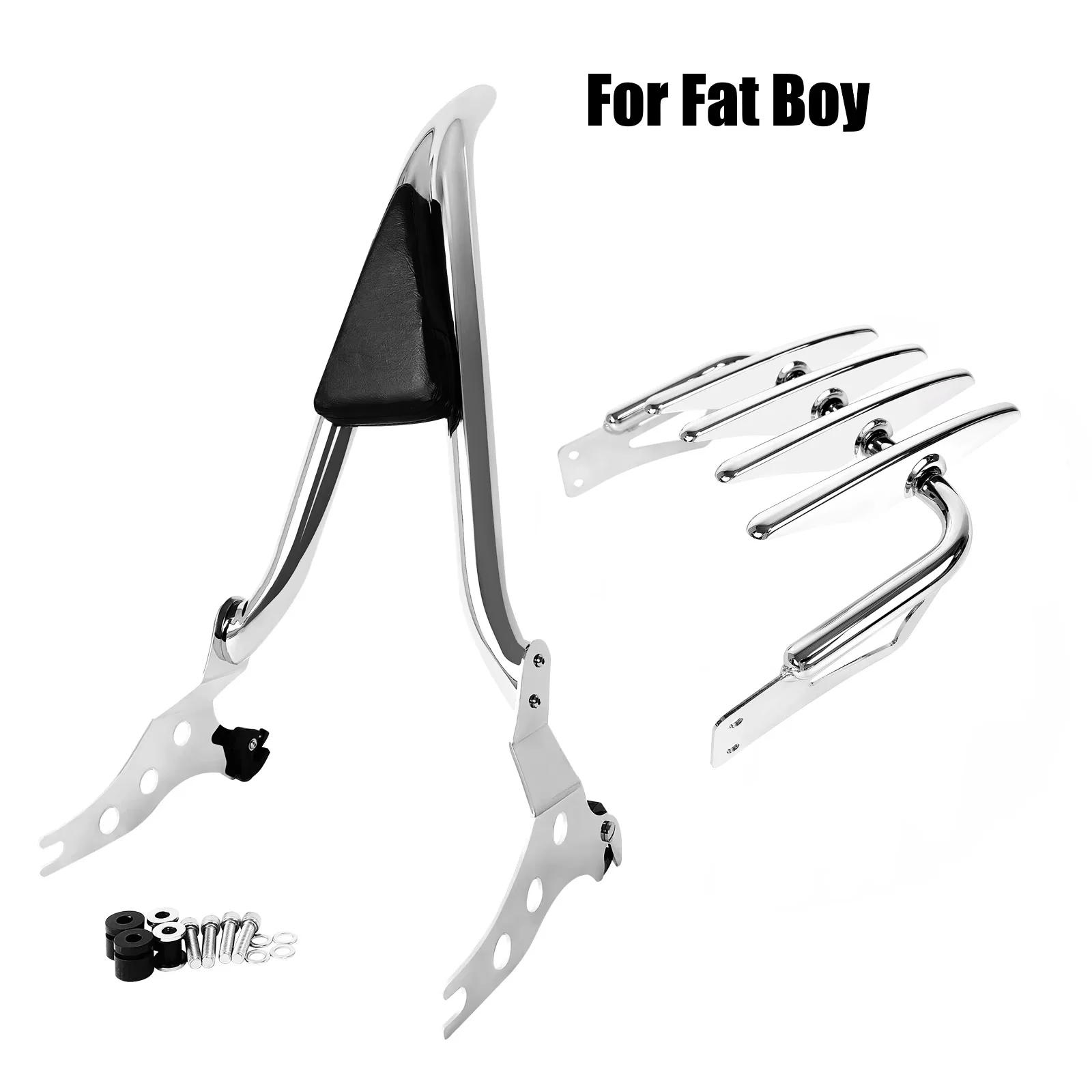 

Motorcycle Rear Backrest Passenger Sissy Bar For Harley Softail Breakout Fat Boy FXBR FLFB FXBRS FLFBS 2007-2017 2018-2025