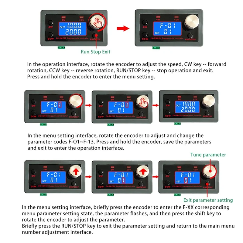 ABKQ-Drive 통합 42 57 스테퍼 모터 정방향 및 역방향 제어 드라이버 각도 펄스 속도 Plc 직렬 포트 통신