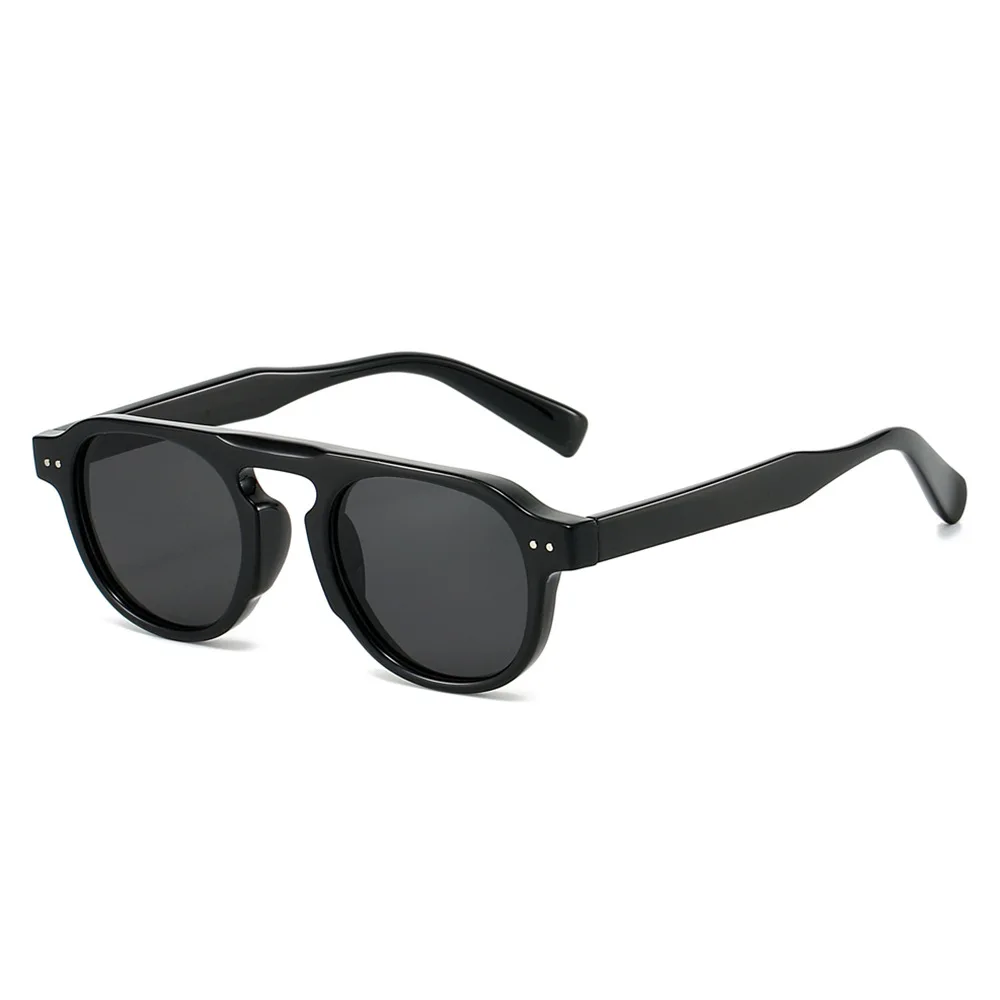 New Arrival TR90 Sunglasses Women Men Pilot Style Retro Sun Glasses UV400 Driving Travel Rivets Decoration Shades image 4