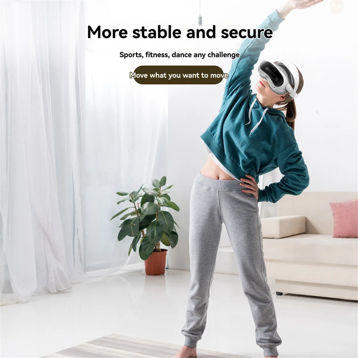 

VR Head Strap for 4 Ultra Adjustable Top Beam with Ergonomic Design & Enhanced Stability