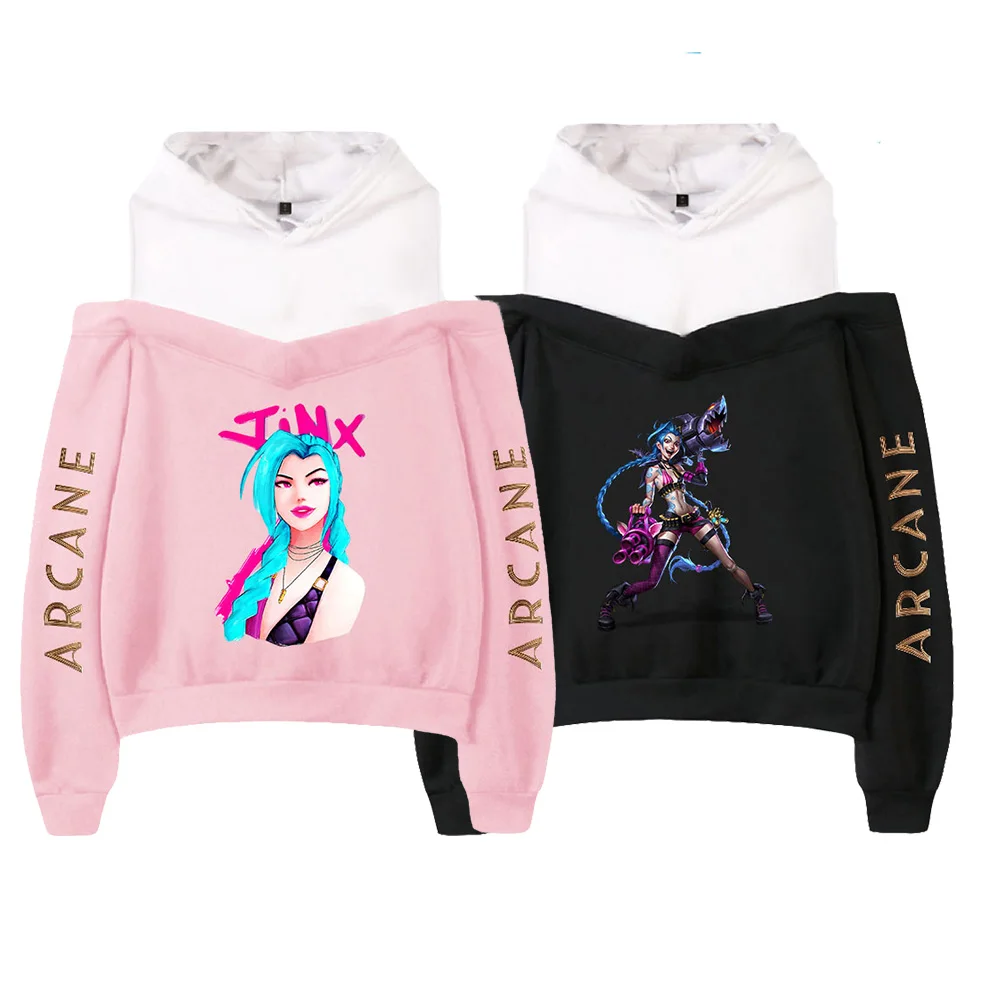 

Arcane Jinx Hoodie 3D Print Hoodies Streetwear Men and Women Sportswear Sweatshirts Oversized Hoodies Harajuku Hip Hop Clothing