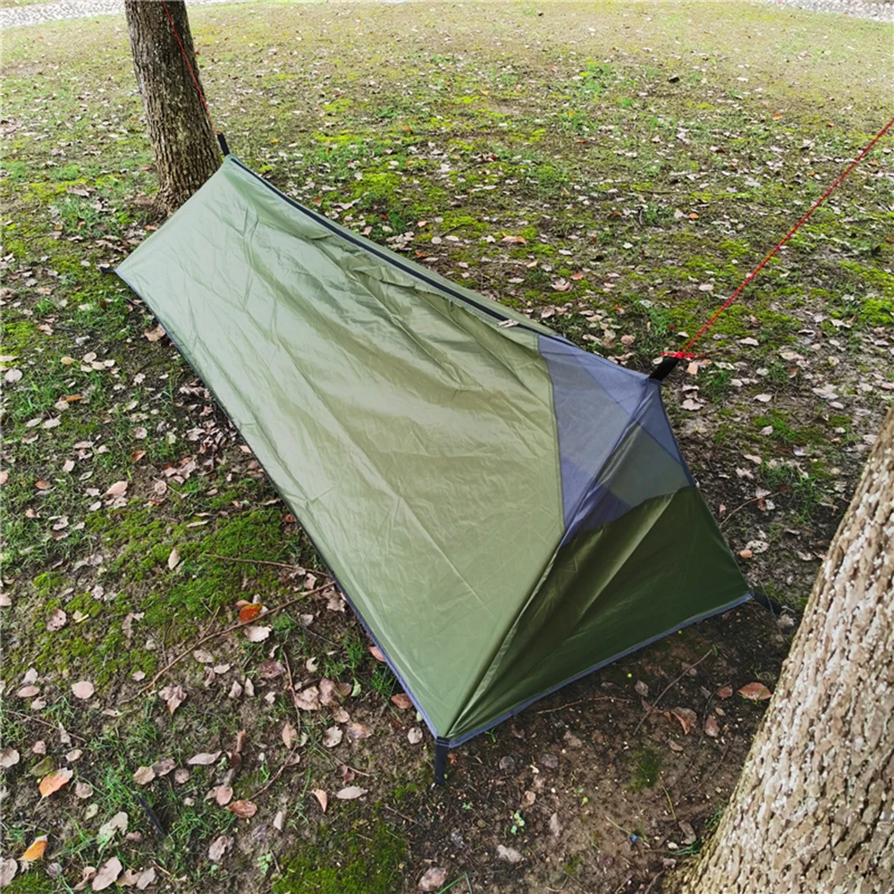 Namiot z plecakiem Outdoor Camping Śpiwór Namiot Lekki namiot jednoosobowy z moskitierą