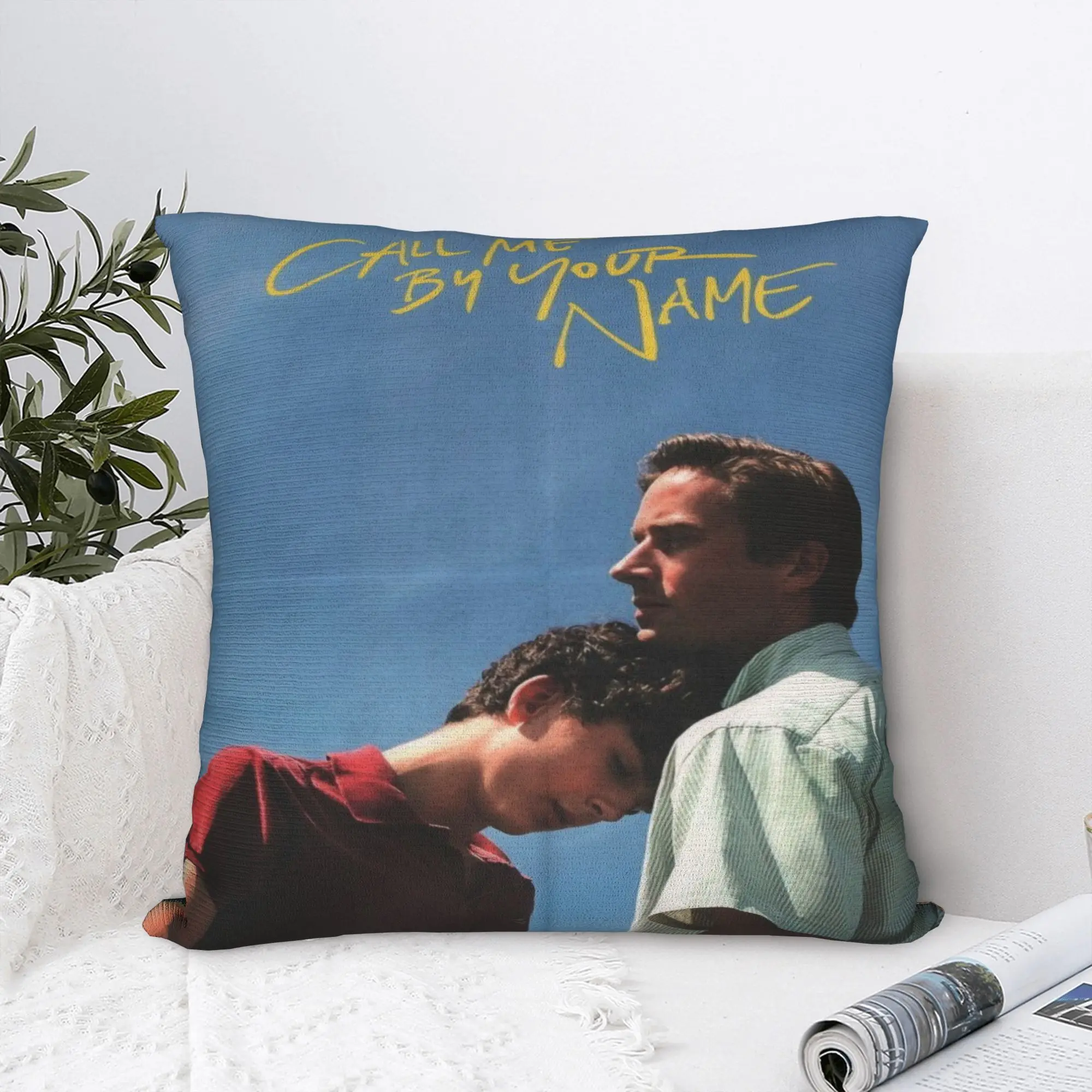 Bedroom Decorations Call Me by Your Name Pillowcase Accessories  Pillow Cover Zipper Multi-Size