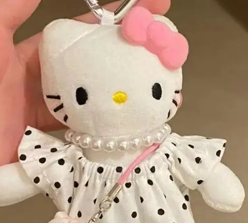 

Брелок с длинными ногами из мультфильма «Hello Kitty», плюшевая кукла, подвесная сумка, подвесное украшение, пушистая мягкая игрушка, брелок в подарок